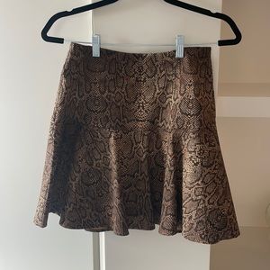 Joie animal print mini skirt